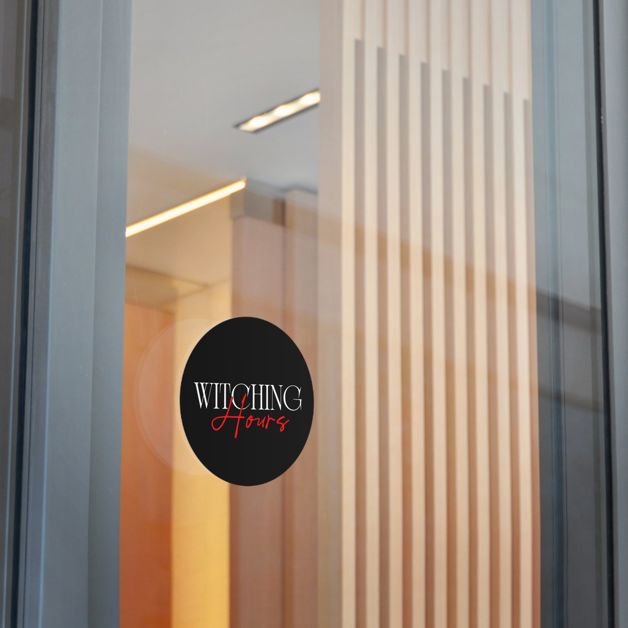 Witching Hours Vinyl Stickers - Spooky Aesthetic Stickers, Halloween Decor, Laptop Accessories, Witchcraft, Gift for Her