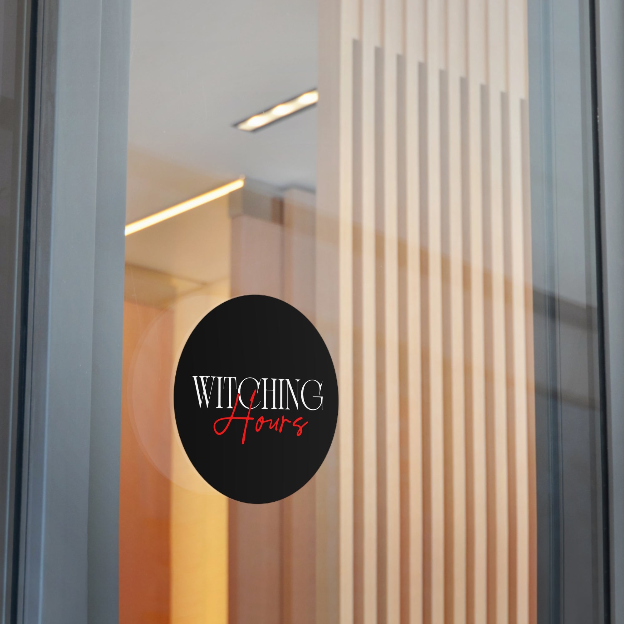 Witching Hours Vinyl Stickers - Spooky Aesthetic Stickers, Halloween Decor, Laptop Accessories, Witchcraft, Gift for Her