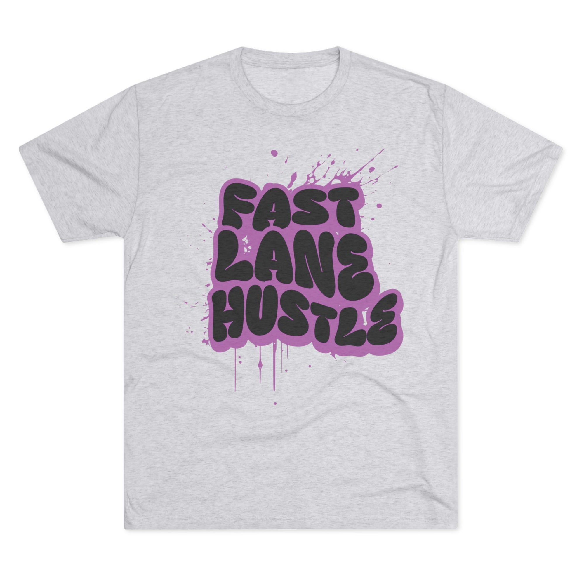 Fast Lane Hustle Unisex Tee | Motivational Crew Shirt for Entrepreneurs, Casual Wear, Gift for Hustlers