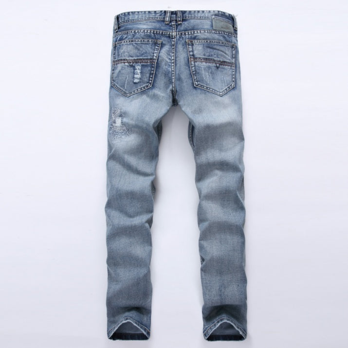 Fashion Brand Designer Mens Ripped Jeans