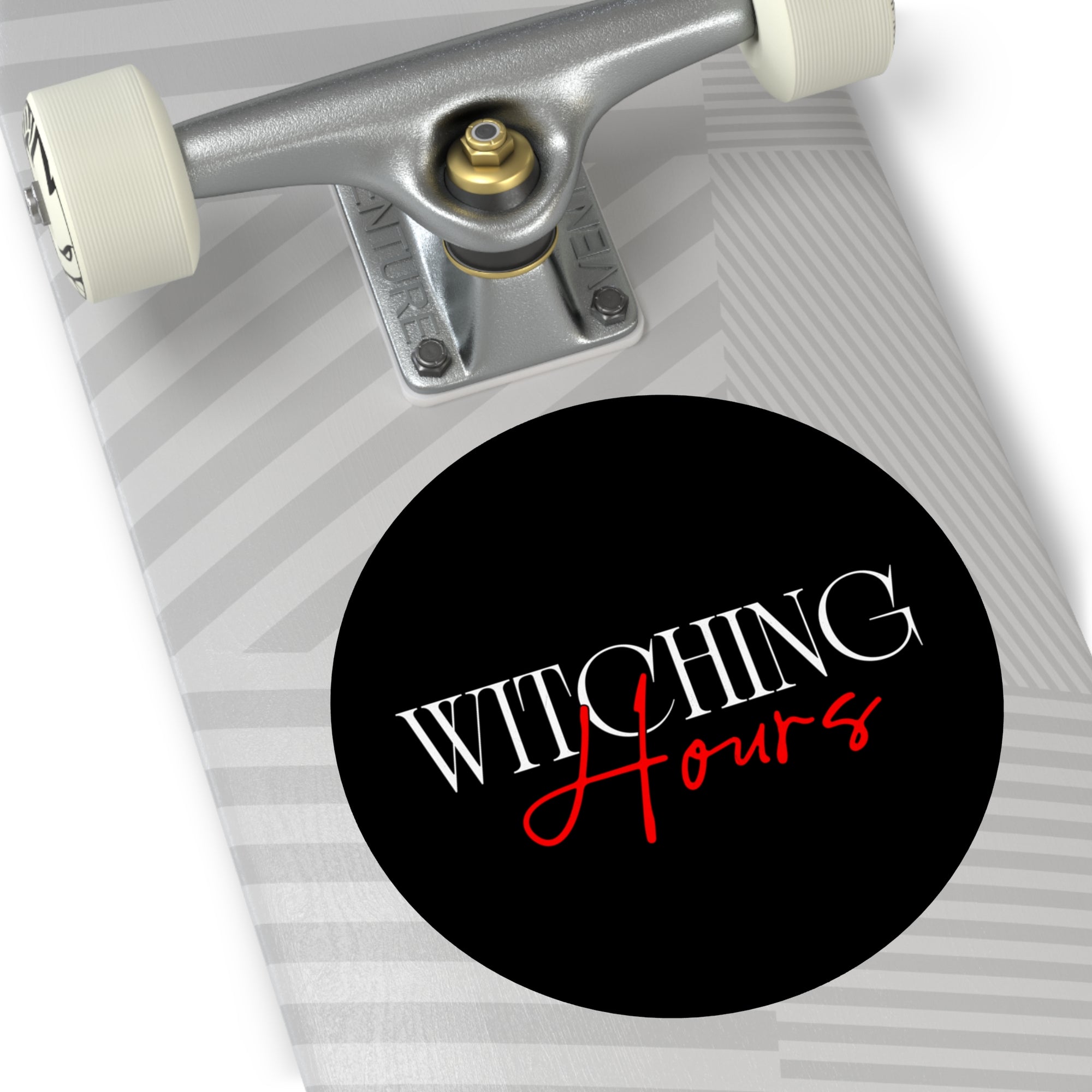 Witching Hours Vinyl Stickers - Spooky Aesthetic Stickers, Halloween Decor, Laptop Accessories, Witchcraft, Gift for Her
