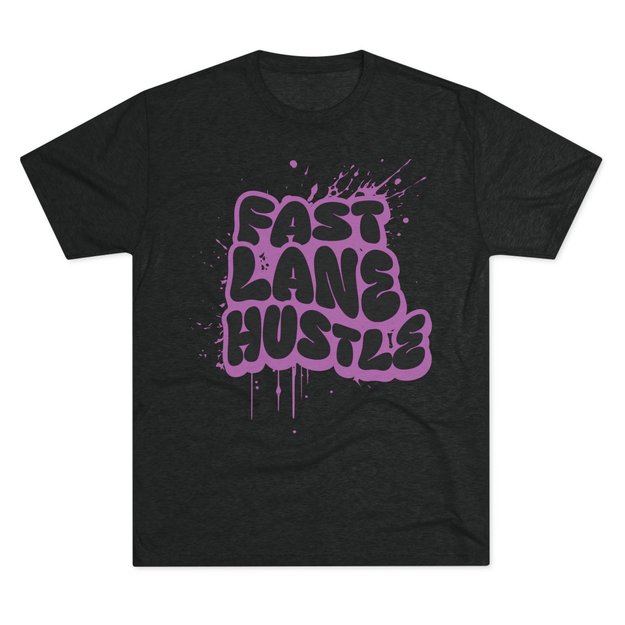 Fast Lane Hustle Unisex Tee | Motivational Crew Shirt for Entrepreneurs, Casual Wear, Gift for Hustlers