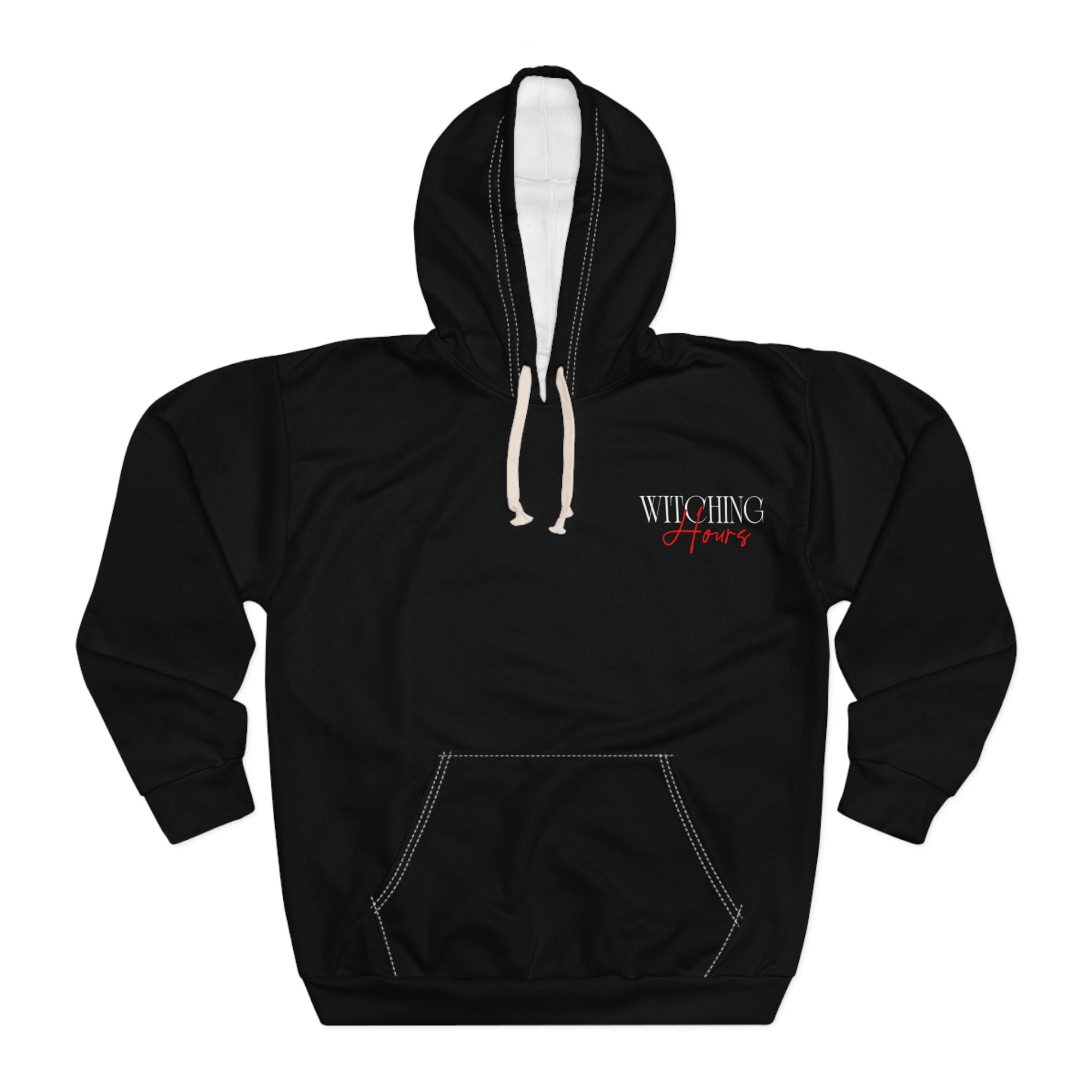 Unisex Pullover Hoodie - Witching Hour & Starry Night Camping Design, Cozy Sweatshirt for Outdoors, Unisex Gift for Nature Lovers, [...]