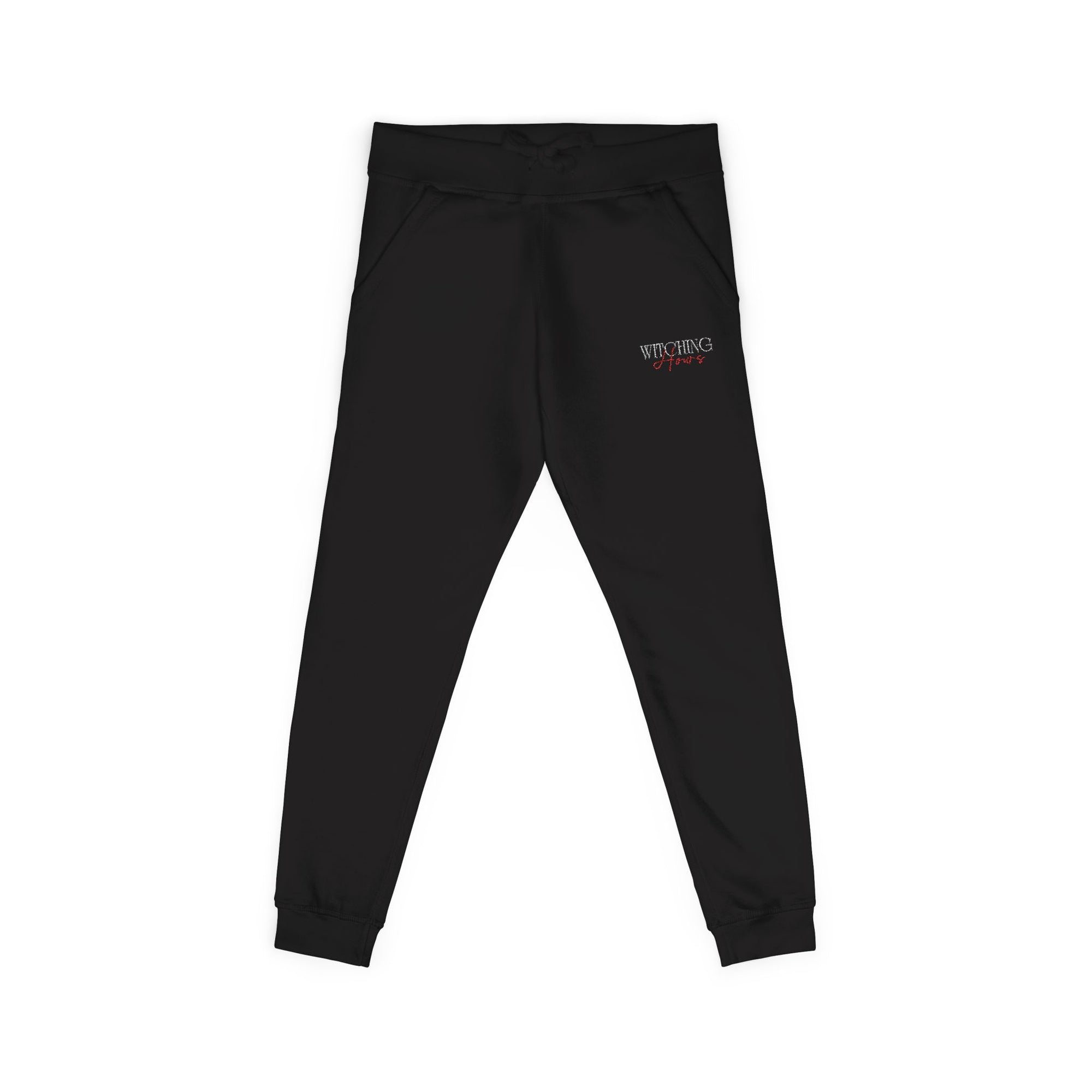 Cozy Unisex Embroidered Fleece Sweatpants | Lounge, Casual, Gifts, Athleisure, Homewear