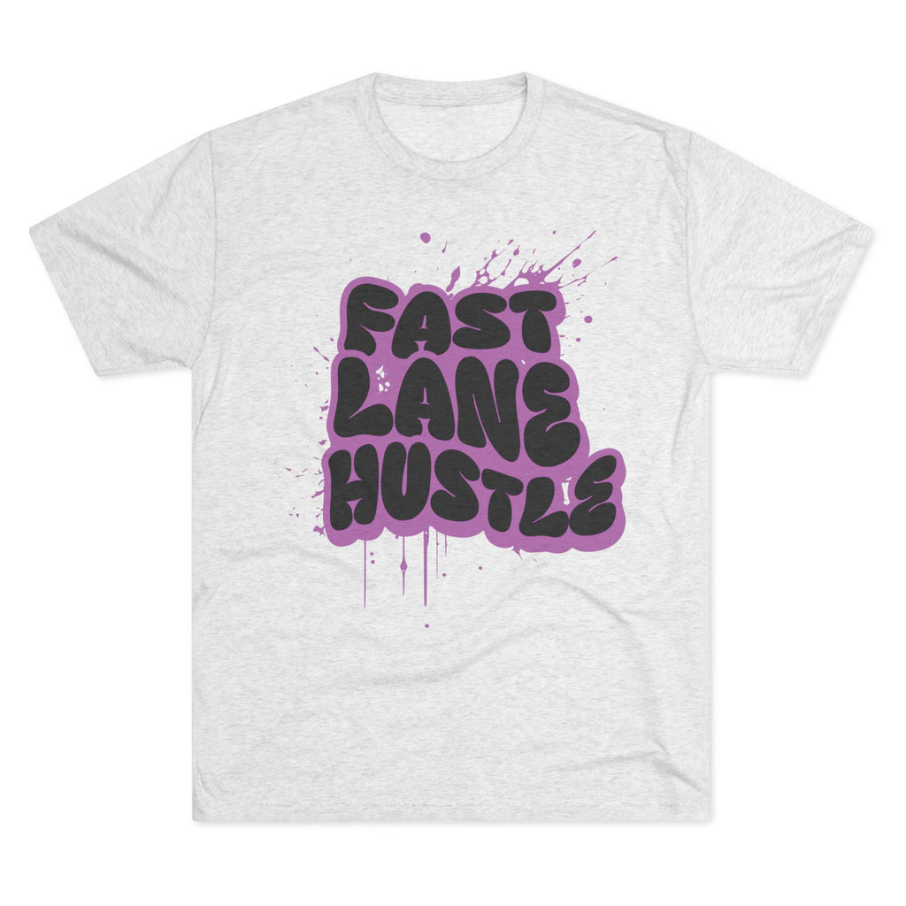 Fast Lane Hustle Unisex Tee | Motivational Crew Shirt for Entrepreneurs, Casual Wear, Gift for Hustlers