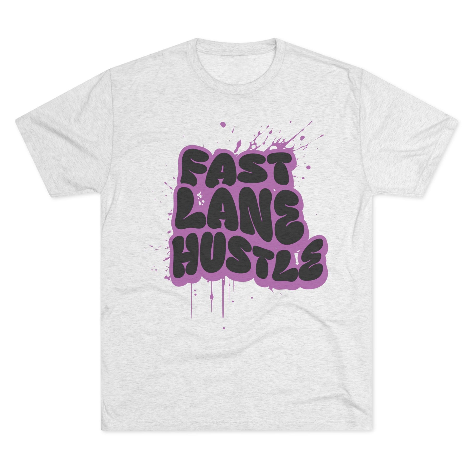 Fast Lane Hustle Unisex Tee | Motivational Crew Shirt for Entrepreneurs, Casual Wear, Gift for Hustlers