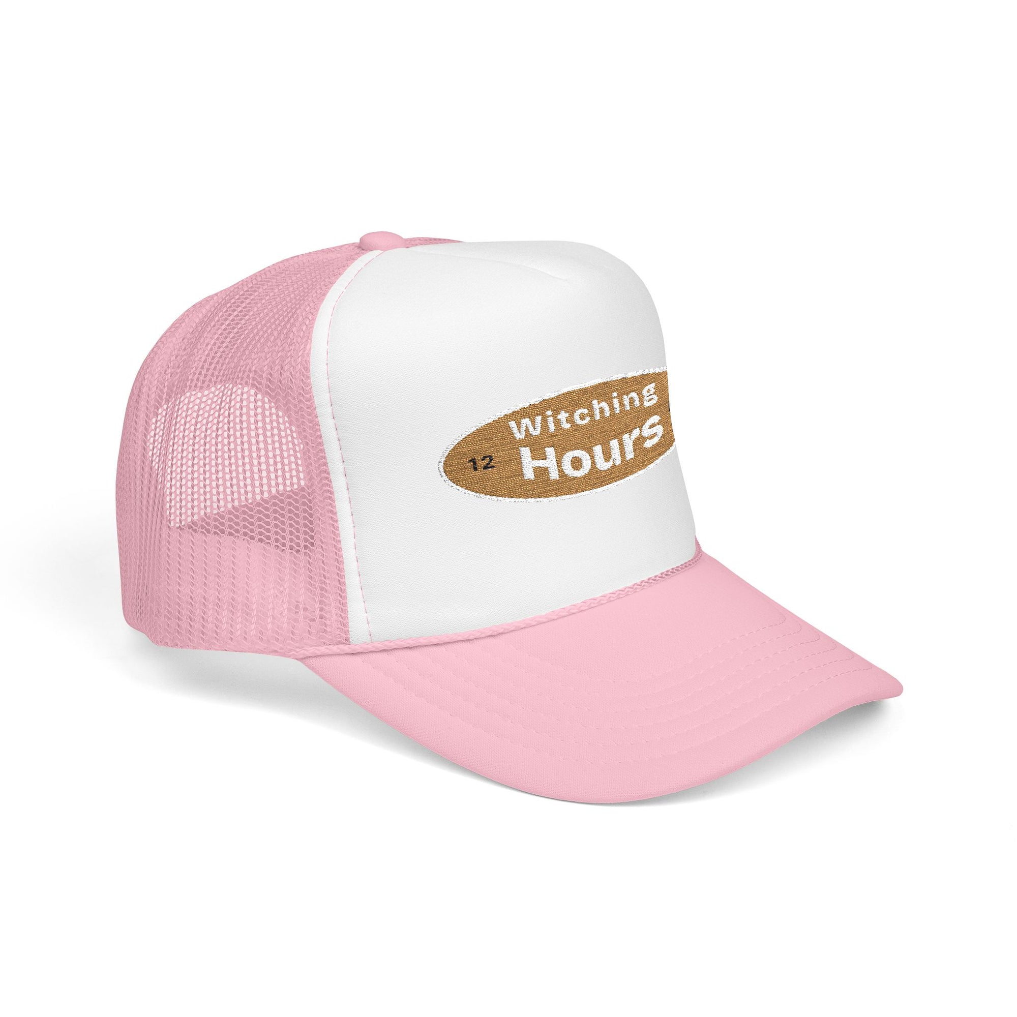 Witching Hours Foam Trucker Hat, Embroidered Cap, Perfect for Festivals, Gifts, Outdoor Adventures, Boho Style