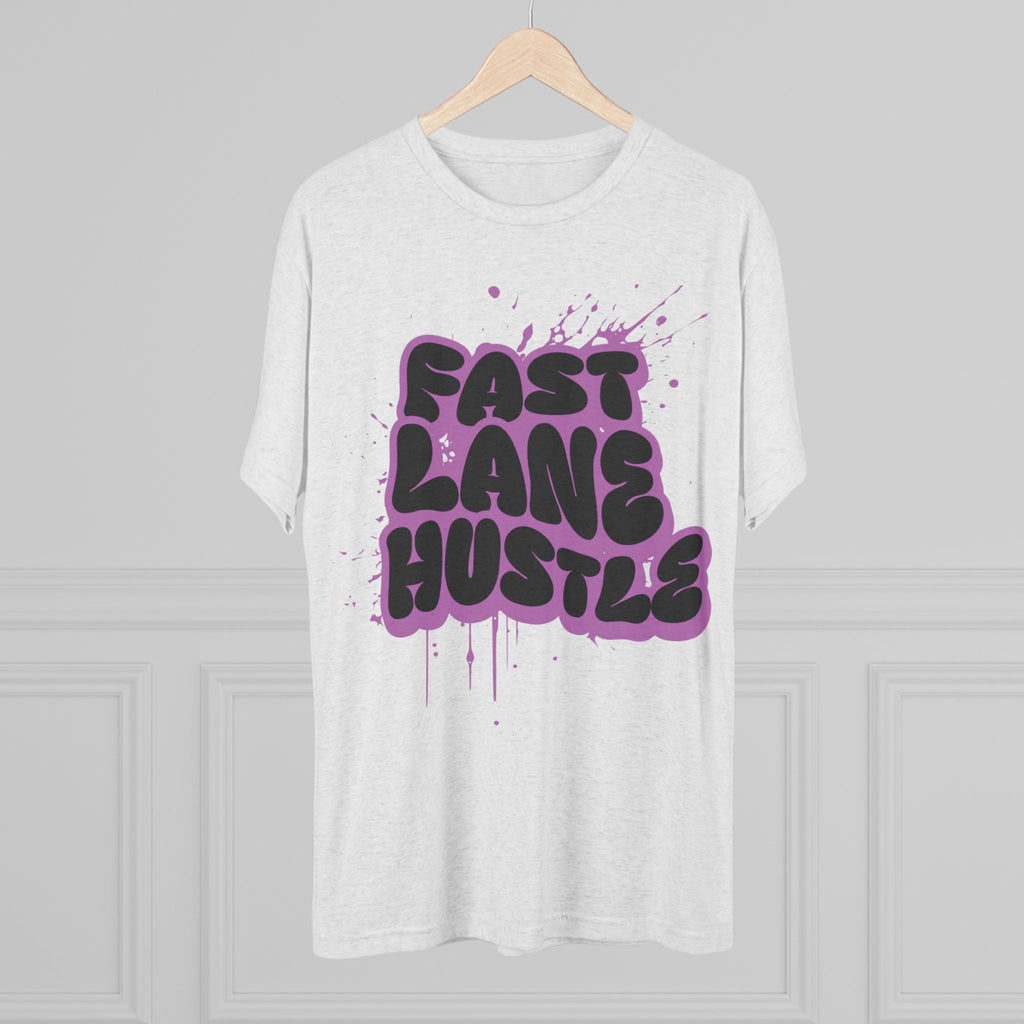 Fast Lane Hustle Unisex Tee | Motivational Crew Shirt for Entrepreneurs, Casual Wear, Gift for Hustlers