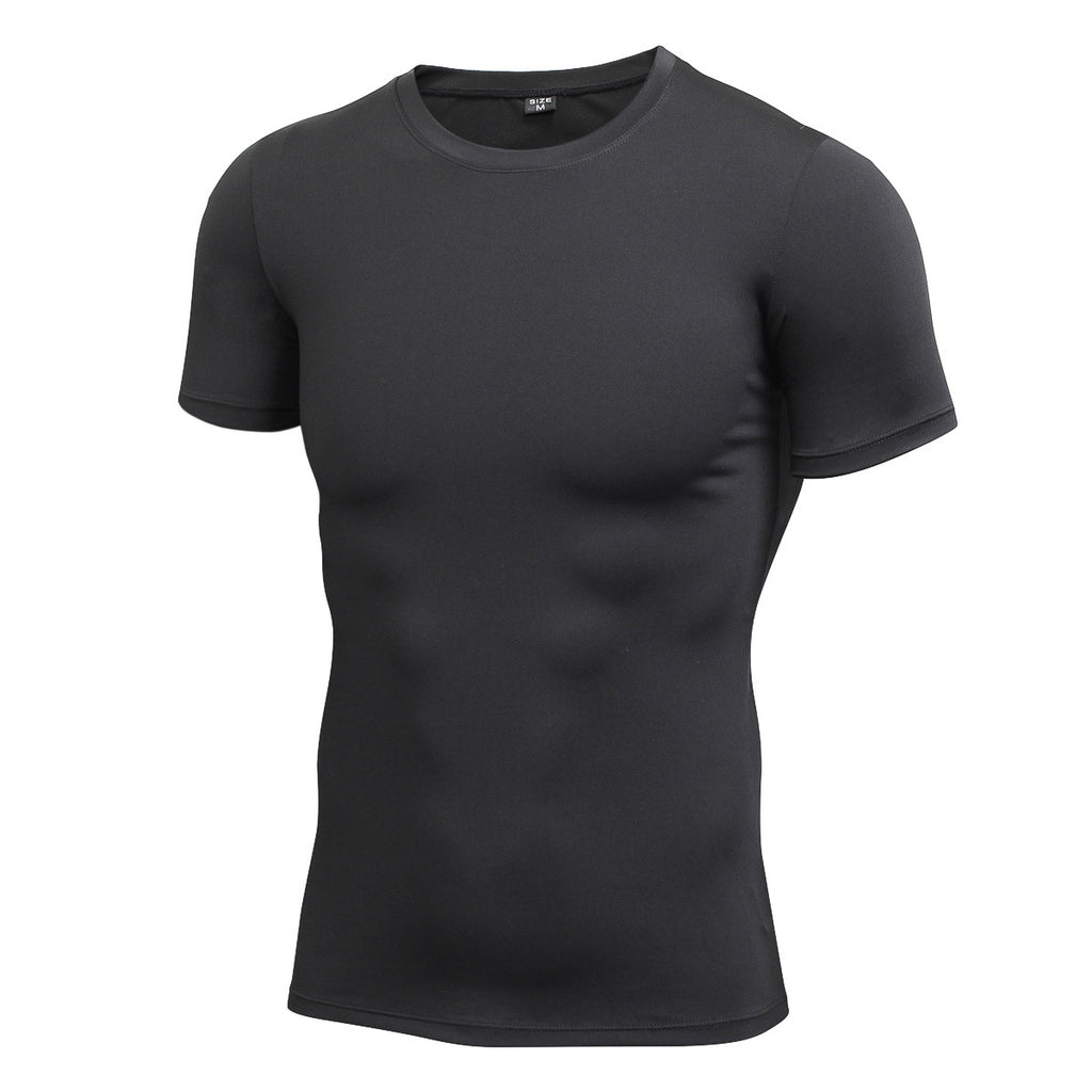 Men's Stretch Quick Drying Clothes Short-sleeved Shirt